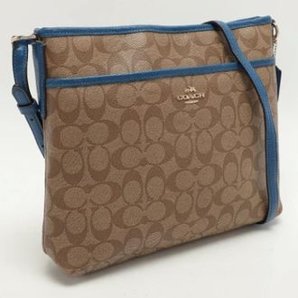 Coach Pre-owned Coated canvas crossbody-bags - - Pre-owned - Donna - Beige - ONE SIZE