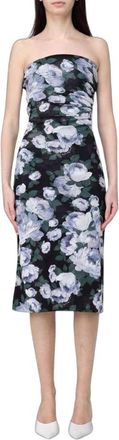 Stella McCartney Bunch Of Roses Mesh Midi Jurk - Dames - Casual kleedjes - Veelkleurig - M - Nylon - Kleedjes