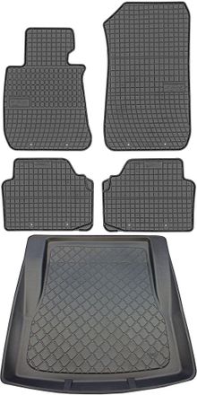 OEM Juego De Alfombrillas De Goma Para Coche Y Alfombrilla Para Maletero Para Bmw Serie 3 E90 Sed&aacute;n (marzo De 2005 A Diciembre De 2011)