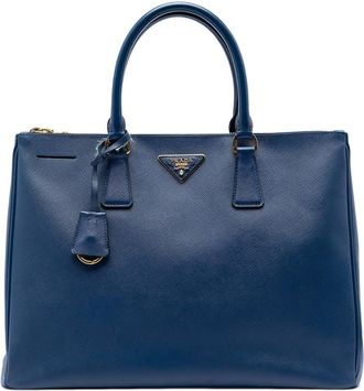 Prada Pre-owned Prada Large Saffiano Lux Galleria Double Zip Tote Ladies V9T658VNU68776PU