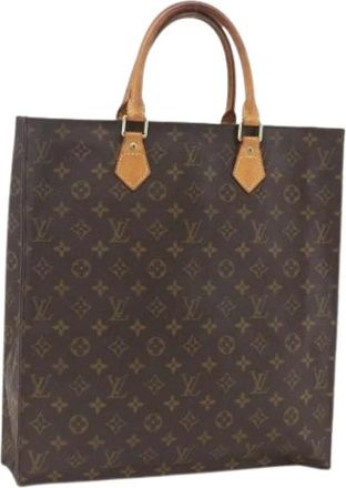 Louis Vuitton Pre-owned Tote Bags, female, Brown, Size: ONE SIZE Pre-owned Vintage Canvas Tote Bag