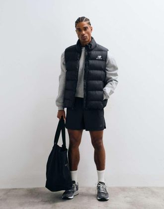 New Balance gilet imbottito Boston nero