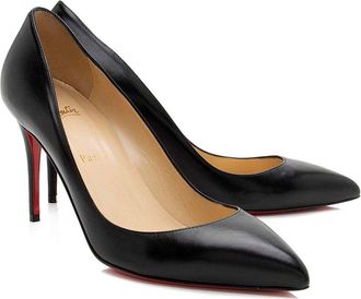 Christian Louboutin Womens Leather Pigalle Follies 85 Pump (Authentic Pre- Loved)
