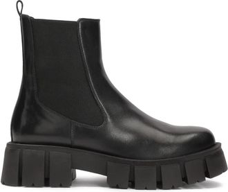 Kazar Klassieke laarzen met elastische inzetstukken - Dames - Chelseaboots - Zwart - 41 EU - Leer - Schoenen