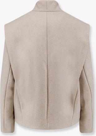 Isabel Marant Womens Coat Toria Wool And Cashmere Beige