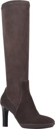 Aquatalia Rhumba Weatherproof Knee High Boot in Dark Brown at Nordstrom, Size 10.5