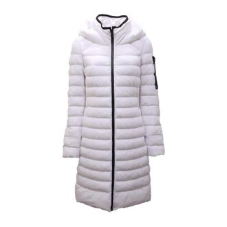 Peuterey Parkas, female, White, Size: XS Padded Jacket with Stretch Fabric