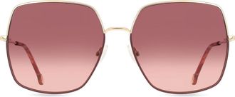 Carolina Herrera HER 0139/S NOA/3X Womens Sunglasses Gold Size 60