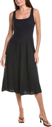 Nanette Lepore Linen-Blend Mid Dress