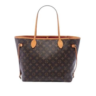 Louis Vuitton Pre-owned Tote Bags, female, Brown, Size: ONE SIZE Pre-owned Neverfull MM Tote Bag