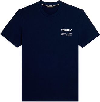 Freddy T-shirt in cotone con logo effetto gommato