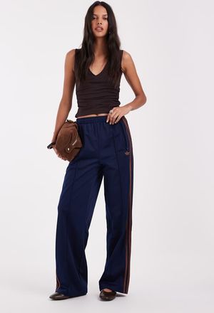 adidas Originals pantaloni della tuta Firebird ampi navy e marrone-blu navy