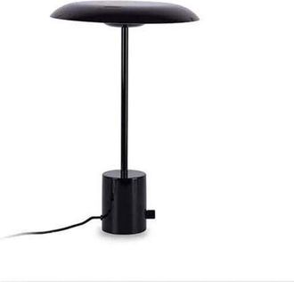 Faro Barcelona Hoshi L&aacute;mpara De Sobremesa Negra Interruptor Regulable 28351