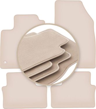 OEM Alfombrillas Premium Beige Para: Renault Clio V Hatchback 2019