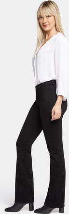NYDJ Barbara Bootcut Jeans Zwart Premium Denim (Petite)