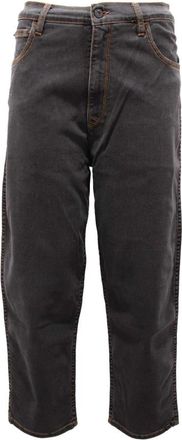 Cycle Zwarte Denim Wortel Enkel Broek - Dames - Regular Fit Jeans - Zwart - W27 - Denim - Jeans