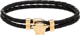 Versace MEDUSA LEATHER BRACELET Size: OS, colour: GOLD