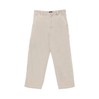 A.P.C. A.p.c., Heren, Broeken, Beige, Maat: XL Katoen
