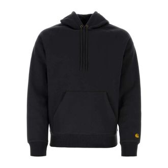 Carhartt Work in Progress Carhartt Wip, Hoodies, male, Black, Size: S Hooded Chase Sweat