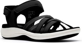 Clarks Mira Shore Womens Dress Sandals Black Synthetic : 7.5 B - Medium