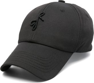 Ruslan Baginskiy logo-embroidered cotton cap - women - Cotton - OS - Black