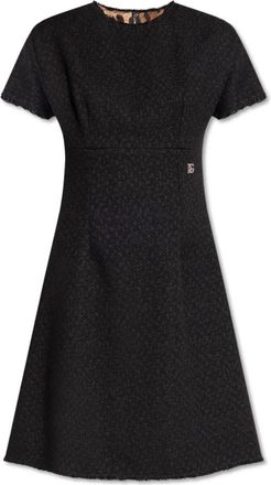 Dolce & Gabbana Tweed jurk - Dames - Korte kleedjes - Zwart - S - Tweed - Kleedjes