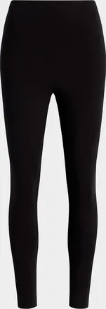 Commando High-Rise Cropped Italian Cotton Leggings