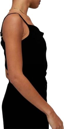 Bella Dahl Cowl Neck Camisole In Black