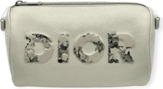 Dior Pre-owned Leather dior-bags - Dames - Vintage Schoudertas - Wit - ONE Size - Vintage