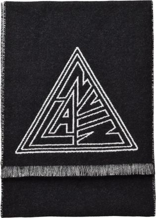 Lanvin Accessoires, Heren, Zwart, ONE Size, Wol, Wool Scarf