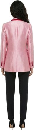Dolce & Gabbana Womens Pink Cotton Blazer Clothing