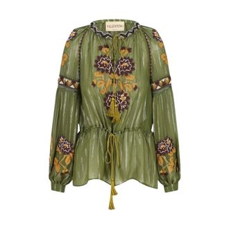 Valentino Garavani Donna, Camicette, Verde, M, new