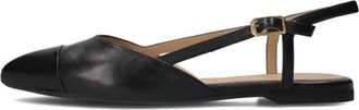 Unisa Zwarte Ashley Slingback Schoenen - Dames - Ballerinas - Zwart - 37 EU - Schoenen