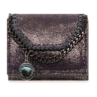 Stella McCartney Stella McCartney, Wallets & Cardholders, female, Blue, Size: ONE SIZE Falabella Trifold Wallet