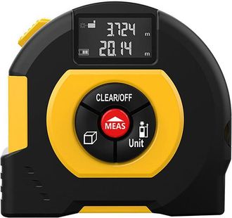 OEM Cinta M&eacute;trica Digital, Tel&eacute;metro L&aacute;ser Digital Profesional De 60 M/5 M Con Pantalla, Bloqueo Autom&aacute;tico, Almacenamiento De Matrices Y Dise&ntilde;o De Gancho