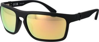 Police Black Plastic Mens Sunglasses