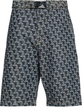 Lanvin Blue Denim Mens Shorts