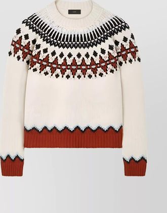 Alanui winter sweater fair isle pattern