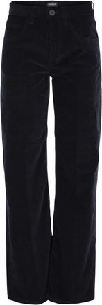 Dondup Jacklyn Wide-leg Broek - Dames - Loose Fit Jeans - Blauw - W32 - Katoen - Jeans