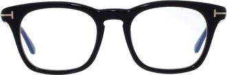 Tom Ford Blue Light Block Square Mens Eyeglasses FT5870-F-B 001 52