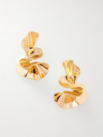 Orecchini A Perno Donna In Oro Giallo 18K (375) Con Zirconia Cubica – Eleganti Italiani