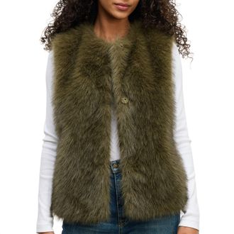 Velvet Anastasia Vest In Dark Green