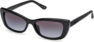 Guess Gu 00156-H 01B Zonnebrillen - Dames - Zonnebrillen - Zwart - 55 MM - Accessoires
