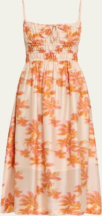 Hannah Art Wear Yolanda Mangrove Midi Dress