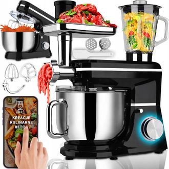 OEM Robot De Cocina Planetario 3 En 1 Con Batidora Y Picadora De Carne, 3200 W