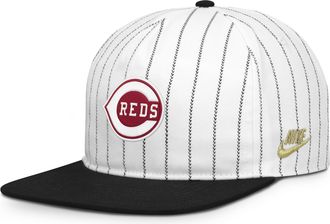 Nike Cincinnati Reds Pro Nike Mens MLB Adjustable Hat in White | NB57064NCTI-JFJ