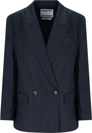 Essentiel BLAZER OVERSIZED IPURSUIT BLU NAVY ESSENTIEL ANTWERP