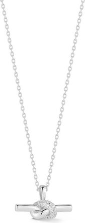 Glaze Jewelry Silver Cz Necklace