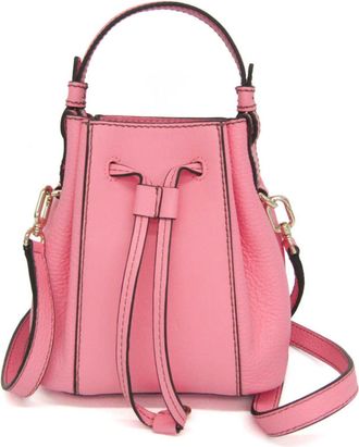 Furla Leather Handbag Shoulder Bag (Pre-Owned)