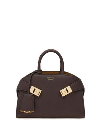 Ferragamo Brown Hug Mini Satchel